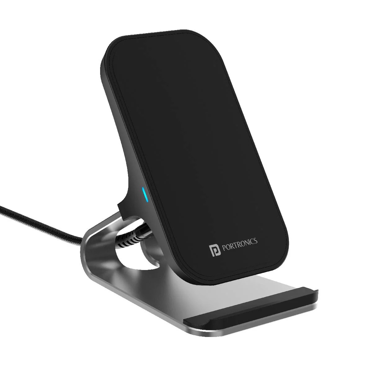 Portronics Freedom 15 Plus – Wireless Rapid Charger & Phone Stand
