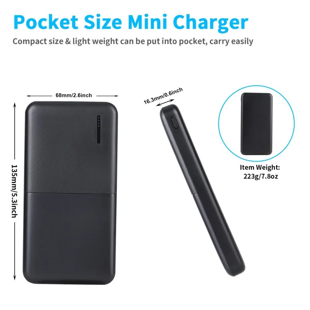 Power Black – 20000mAh High-Capacity Quick Charge Power Bank - 1044