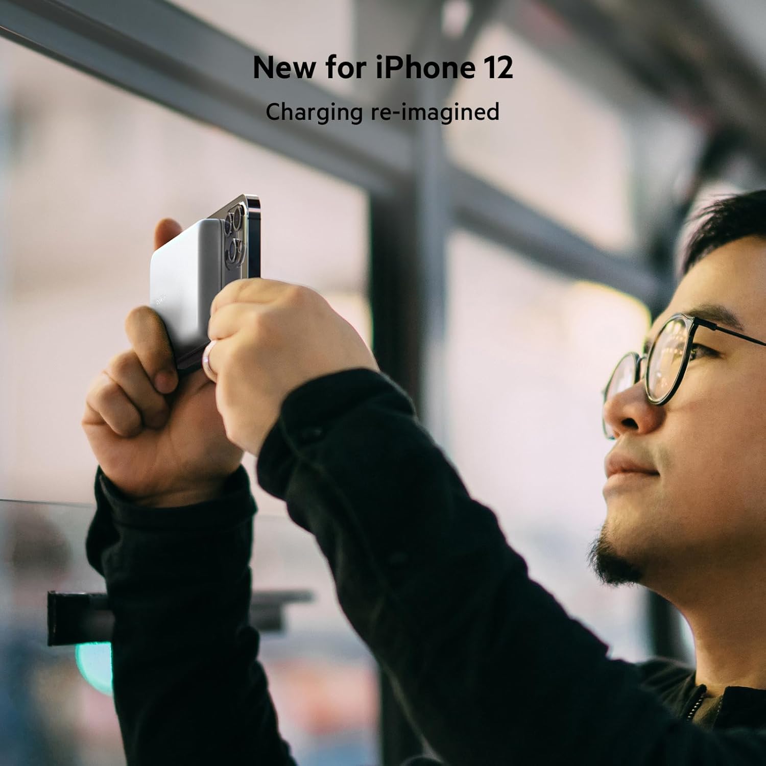 Meg White MegSafe 10K – Slim Wireless Charging Power Bank with Pass-Through Charging - 1050