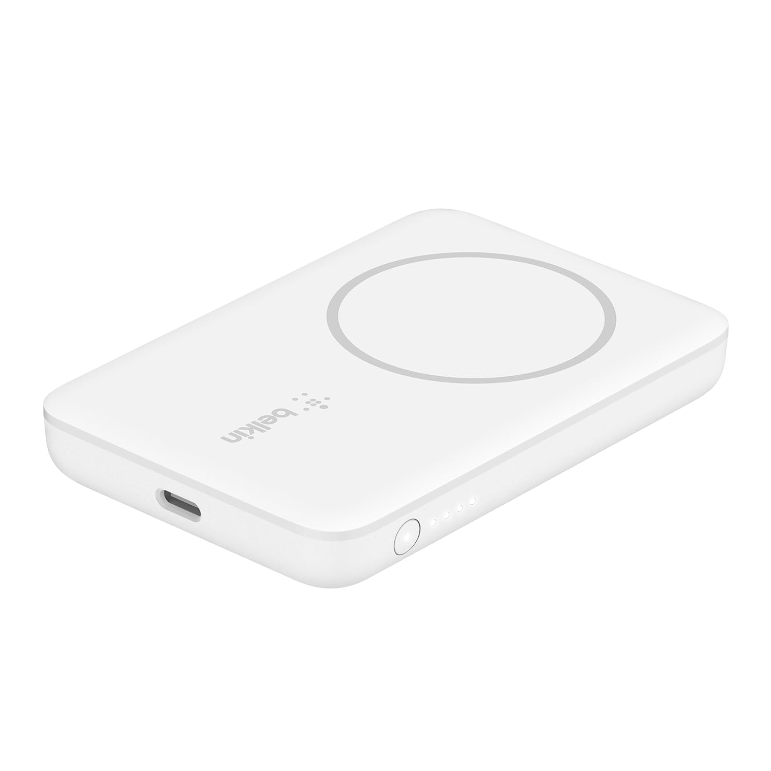 Meg White MegSafe 10K – Slim Wireless Charging Power Bank with Pass-Through Charging - 1056
