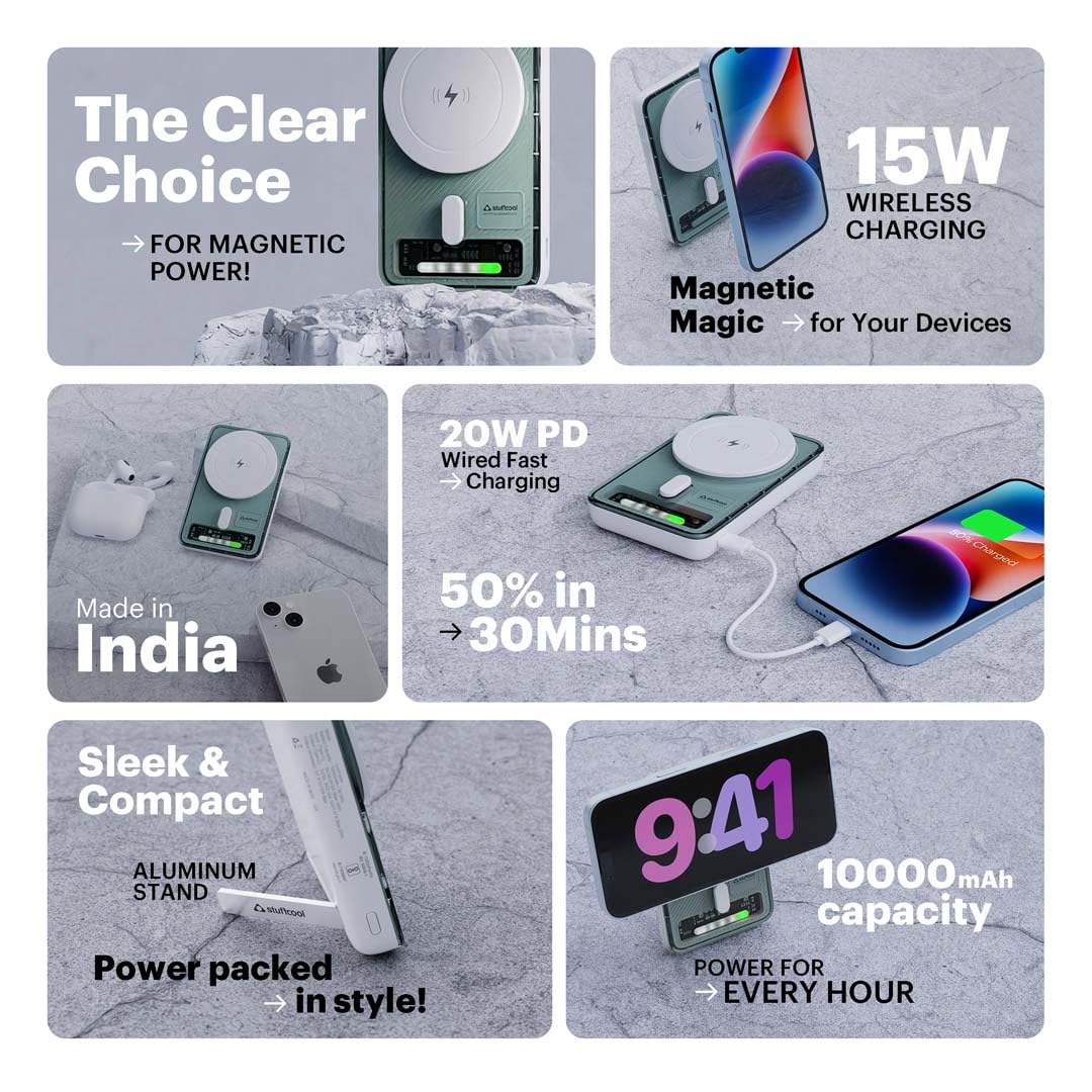 LUCID PLUS – 15W Magnetic Wireless Fast Charger - 1061