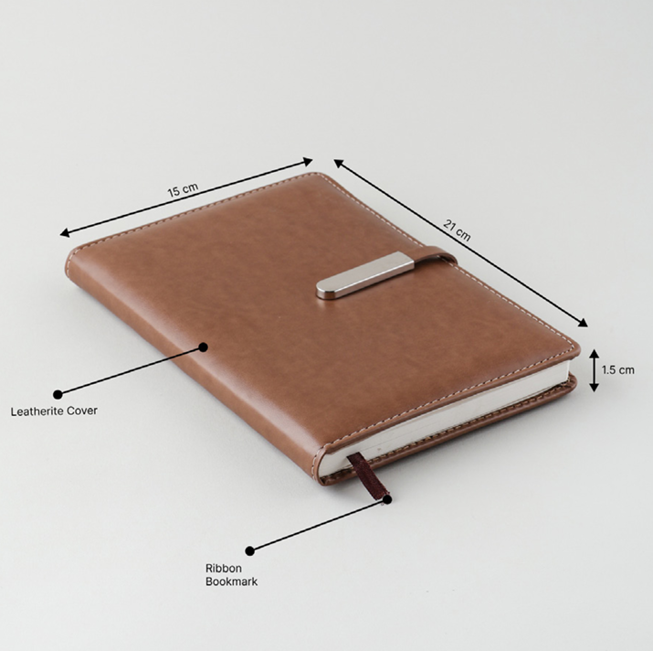 PRESTIGE TAN  NOTEBOOK - 109
