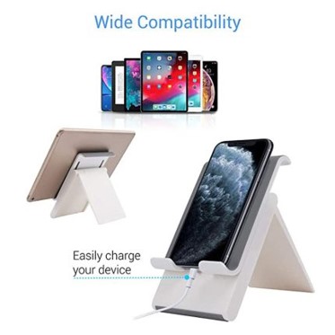 PORTRONICS MODEST 200 – Portable Mobile Stand | Adjustable 180° Viewing Angle