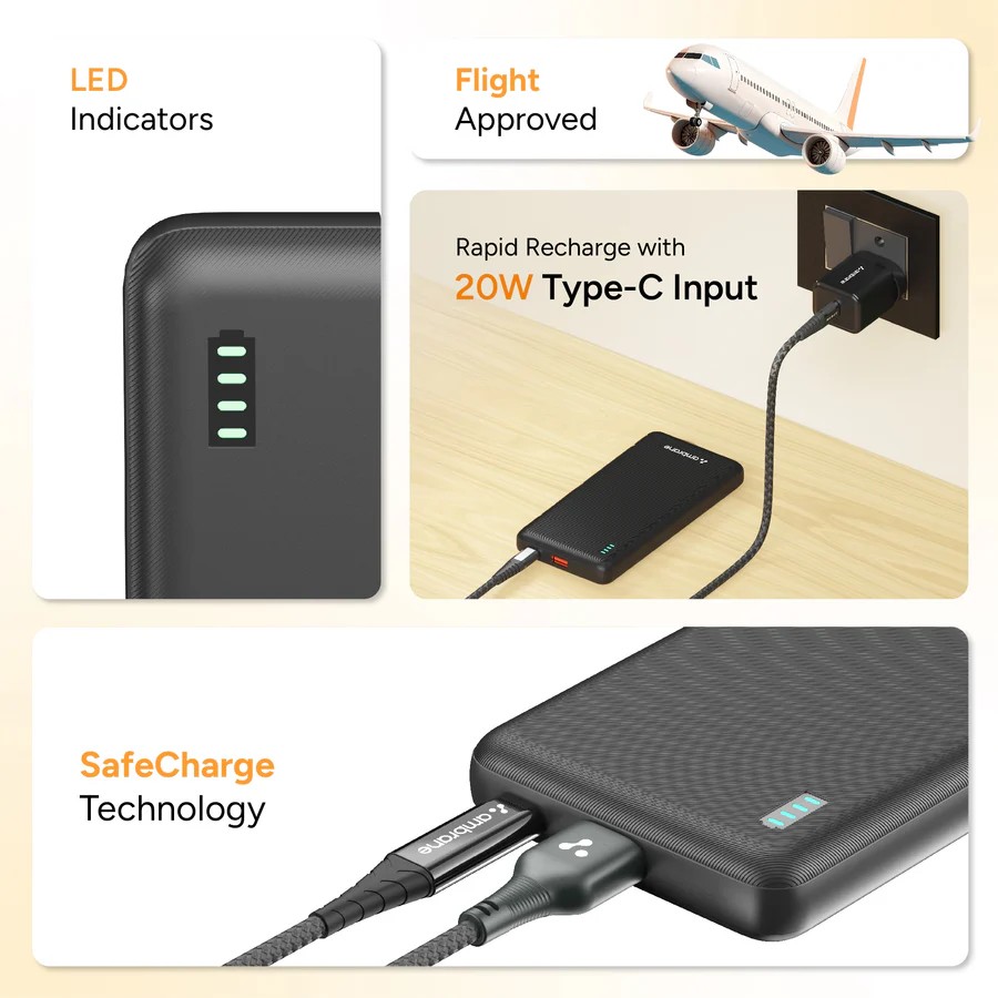 AMBRAINE XTREME POWERBANK 10K - 1114