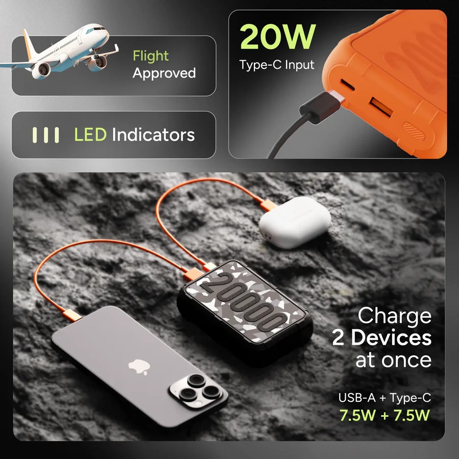 AMBRAINE FORCE POWERBANK 20K - 1126