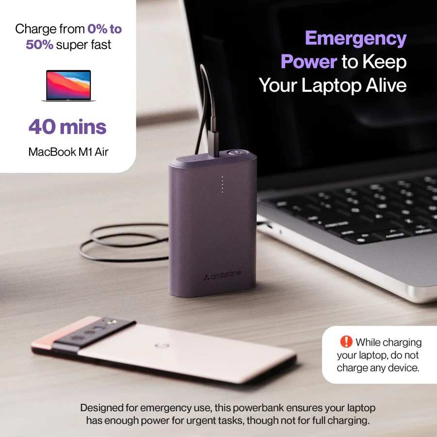 AMBRAINE POWERLIT30 POWERBANK 10K - 1139