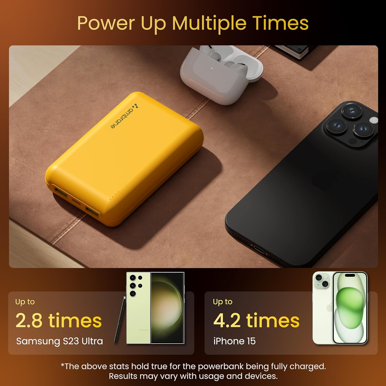 Ambraine PowerLit PowerBank 20K - 1151