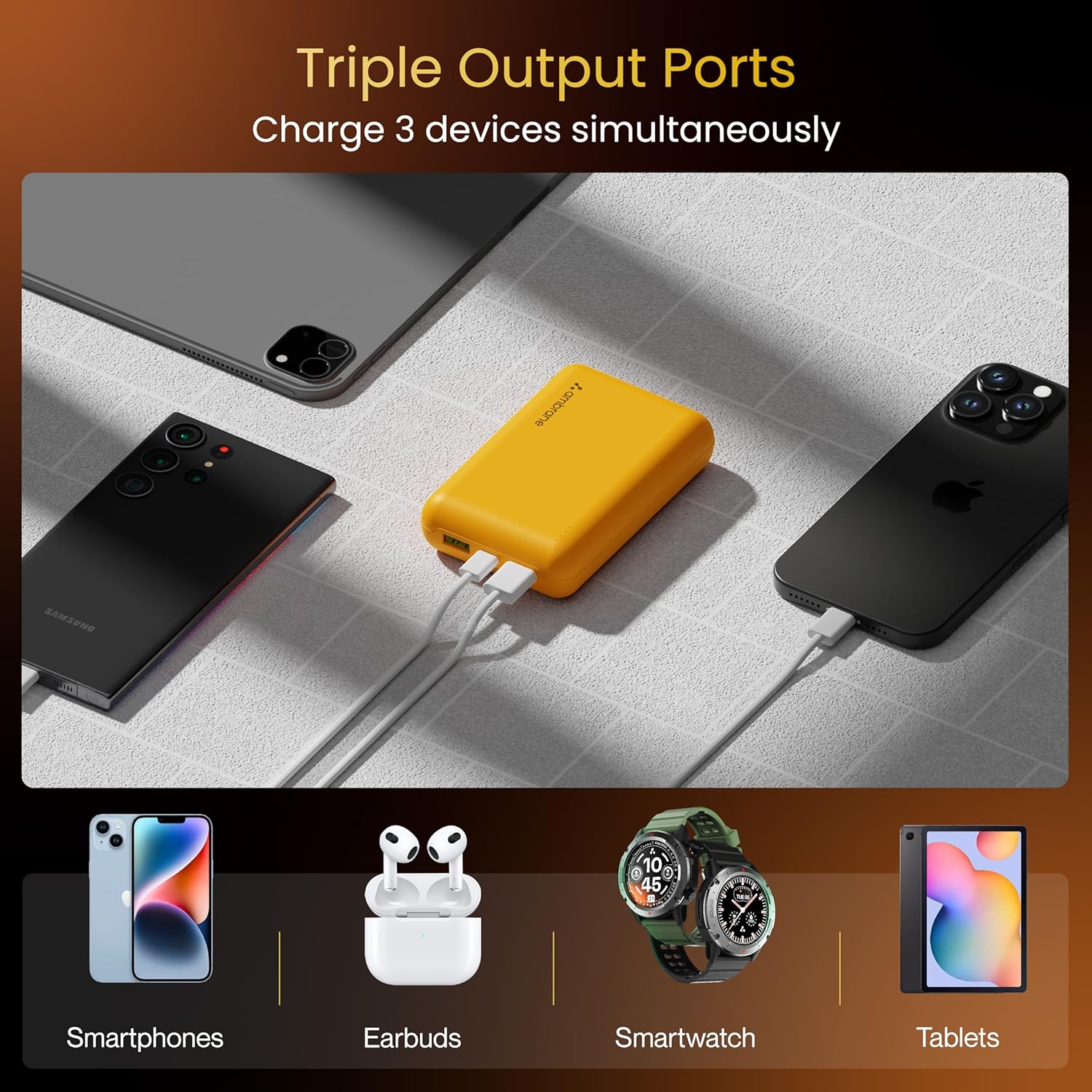 Ambraine PowerLit PowerBank 20K - 1153