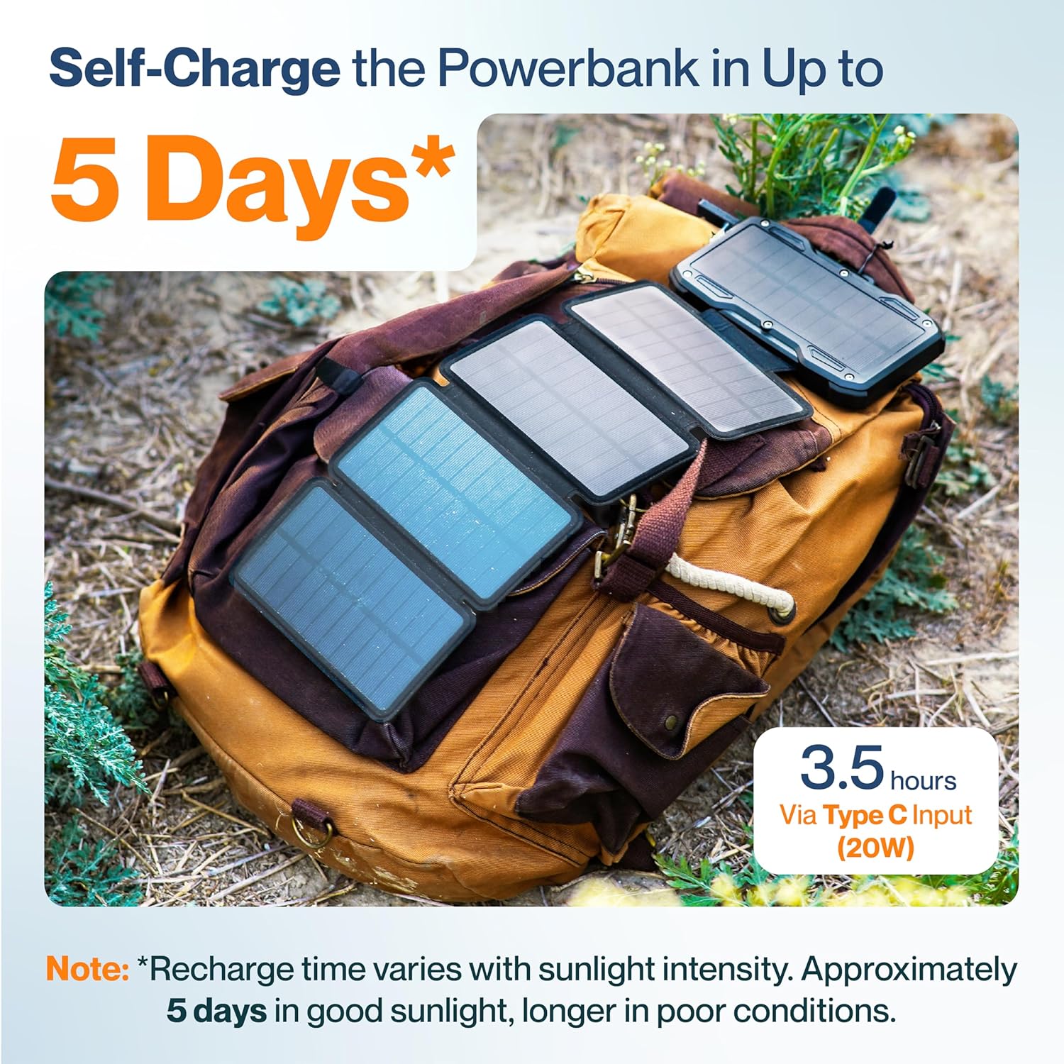 Ambrane Solar Powerbank 10K - 1186