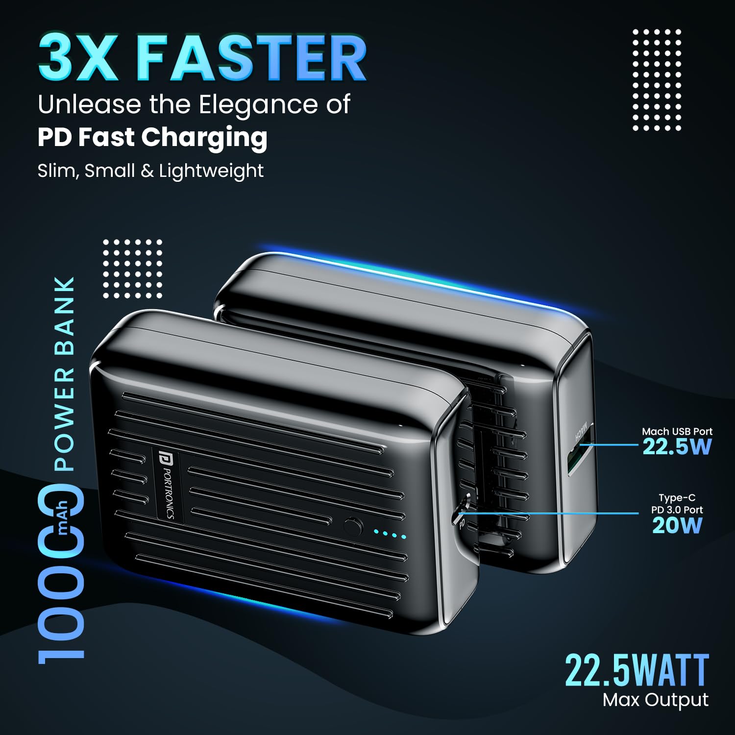 Portronics Zapcell 10K - 1225