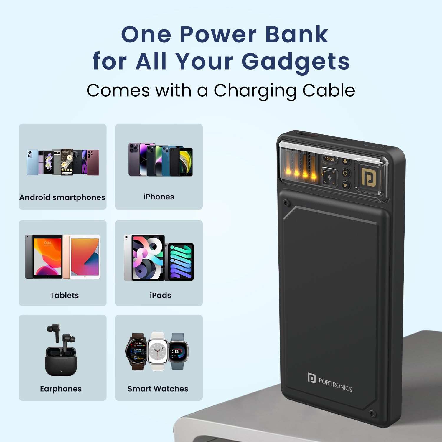 Portronics Luxcell C 10K - 1228