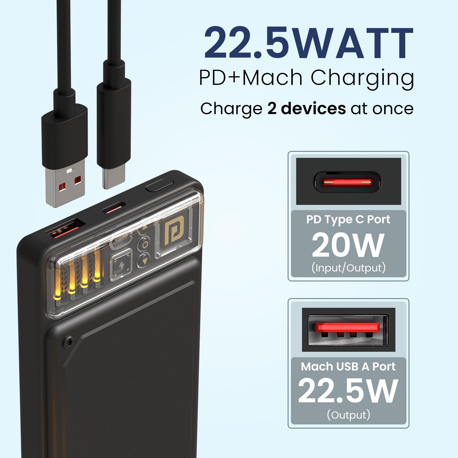 Portronics Luxcell C 10K - 1229
