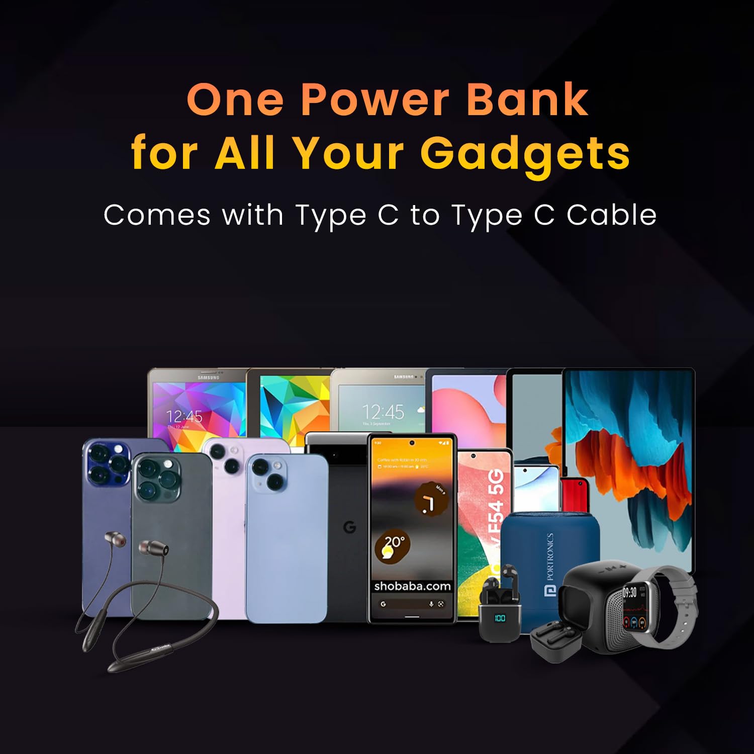 Portronics Luxcell Wireless 10K - 1237