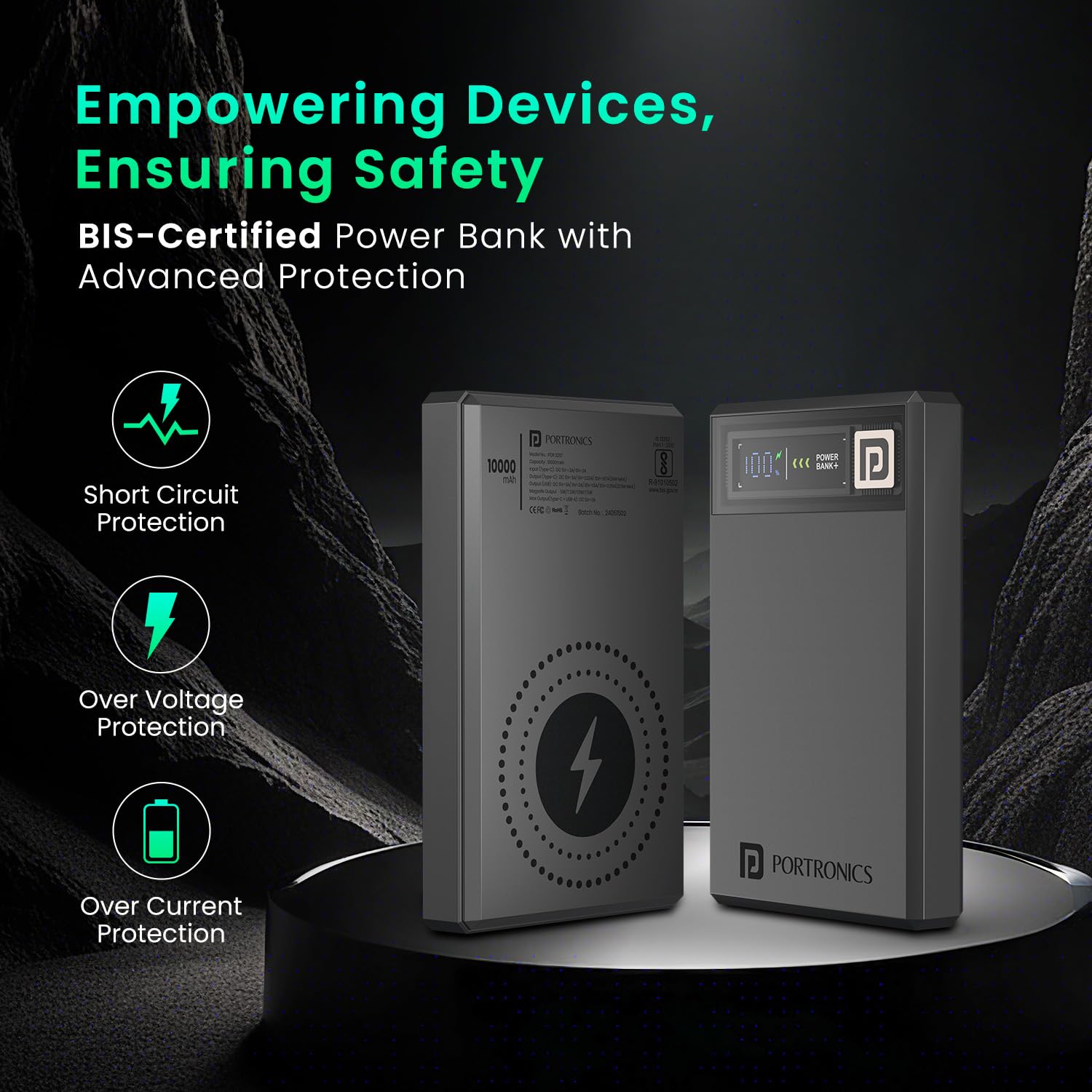 Portronics Luxcell MagClick 10K - 1260