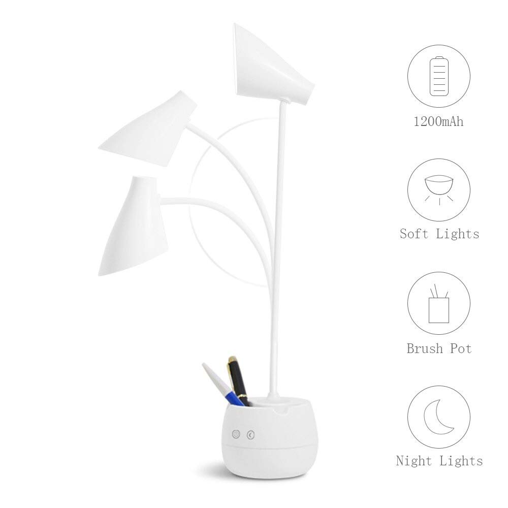 SIGMA – 3-Level Touch Sensor Desk & Night Light with USB Fast Charge - 1278
