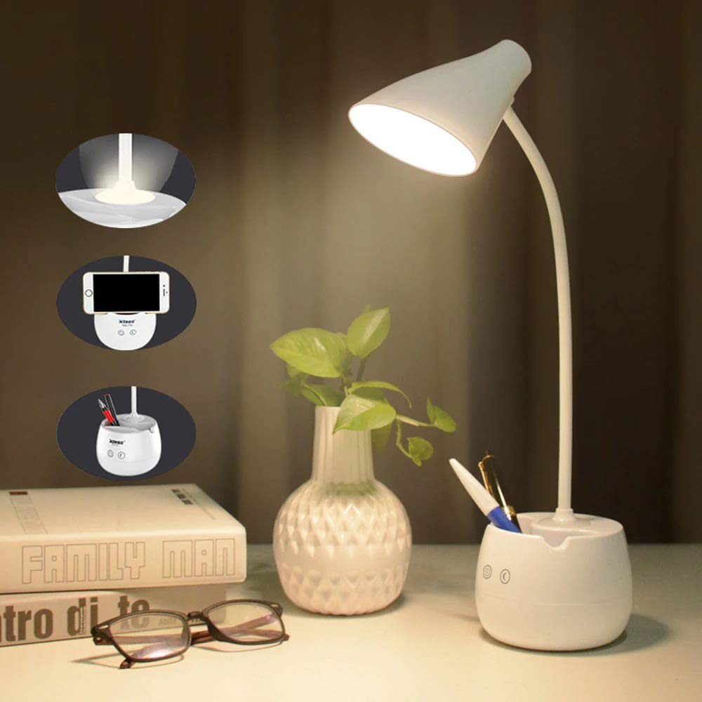 SIGMA – 3-Level Touch Sensor Desk & Night Light with USB Fast Charge - 1283