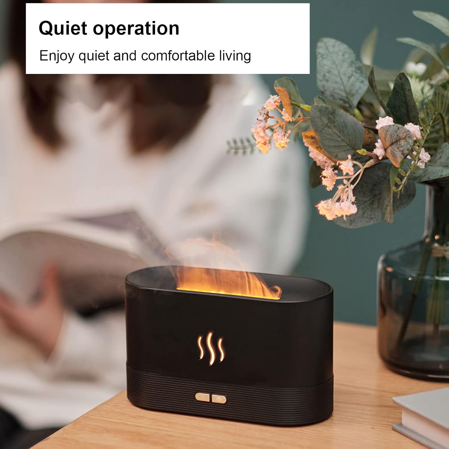 FLAME – Essential Oil Ultrasonic Aroma Diffuser & Humidifier - 1316