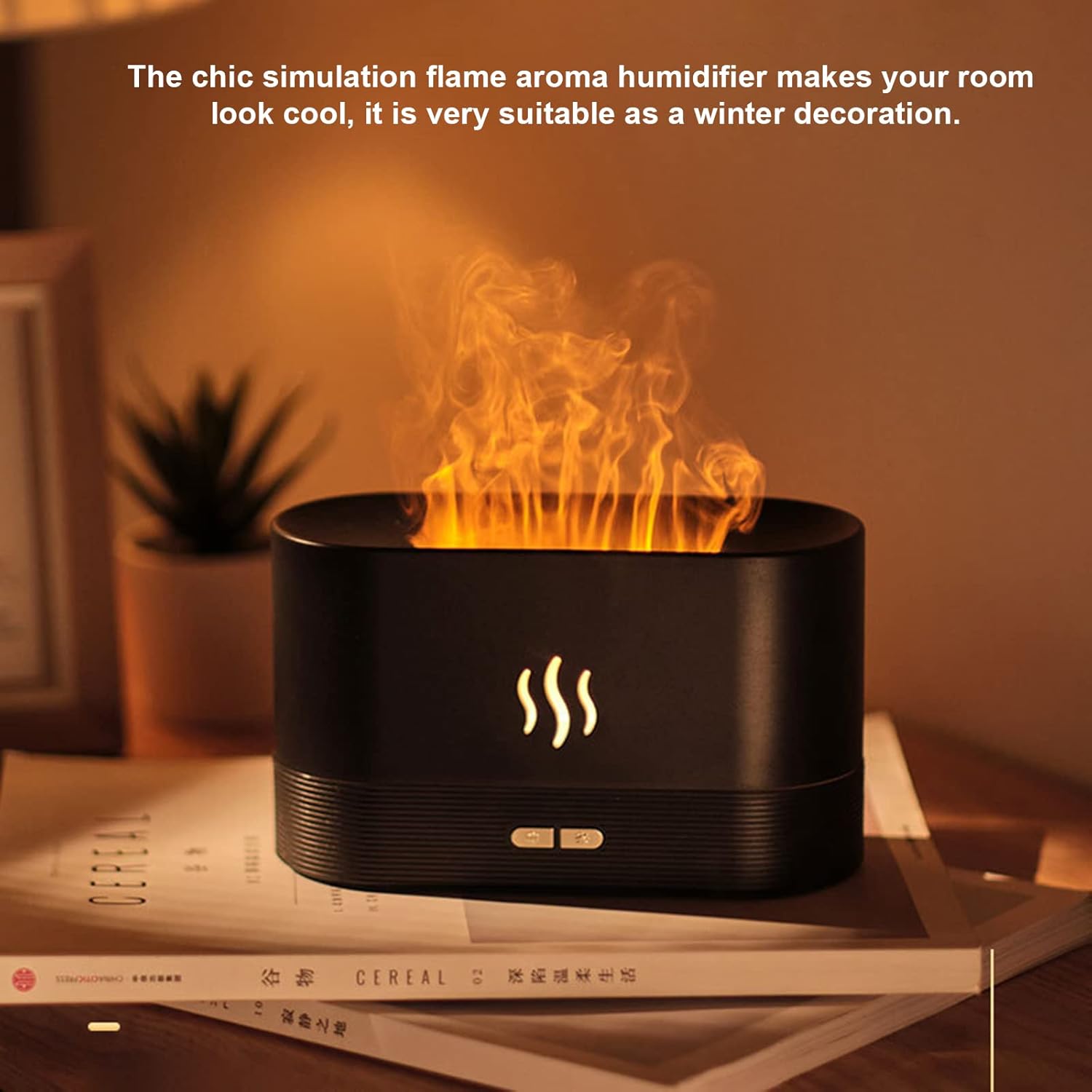 FLAME – Essential Oil Ultrasonic Aroma Diffuser & Humidifier - 1319