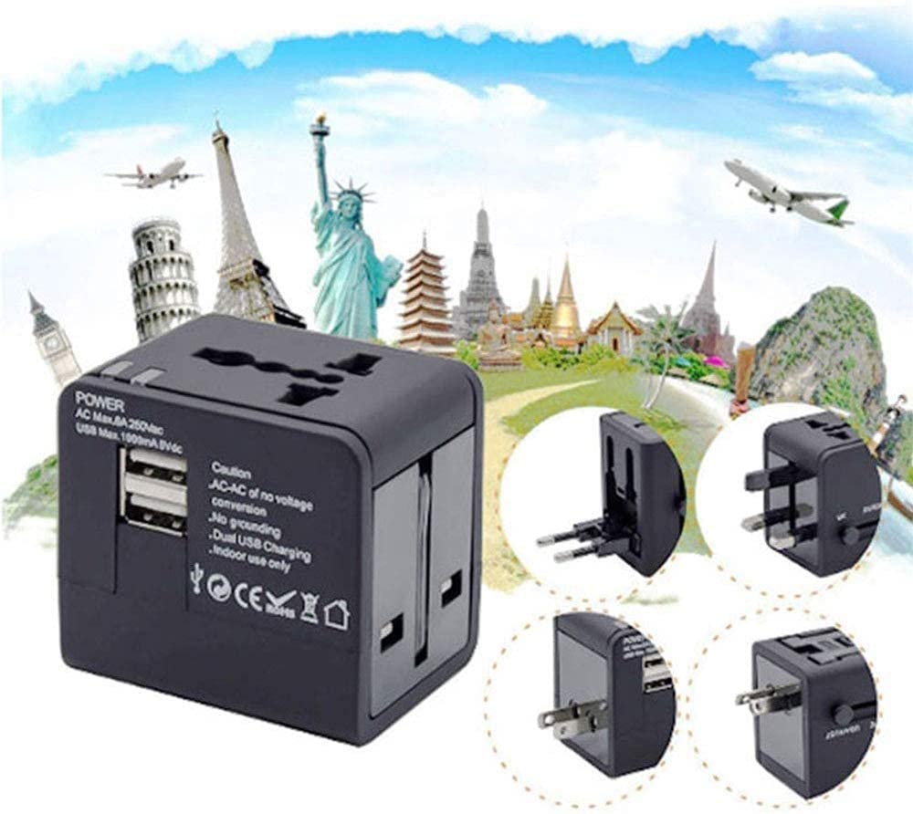 UNIVERSAL ADAPTER – Worldwide Travel Charger with USB Ports