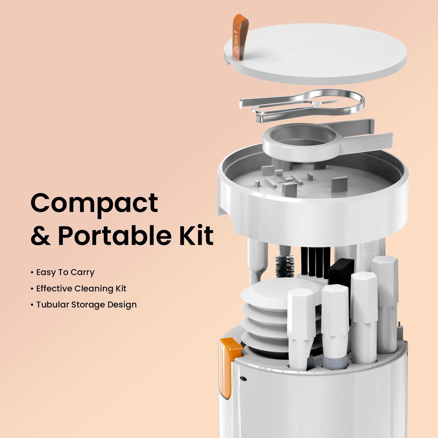 PORTRONICS CLEAN G 20-IN-1 – Multi-Purpose Gadget Cleaning Kit - 1332