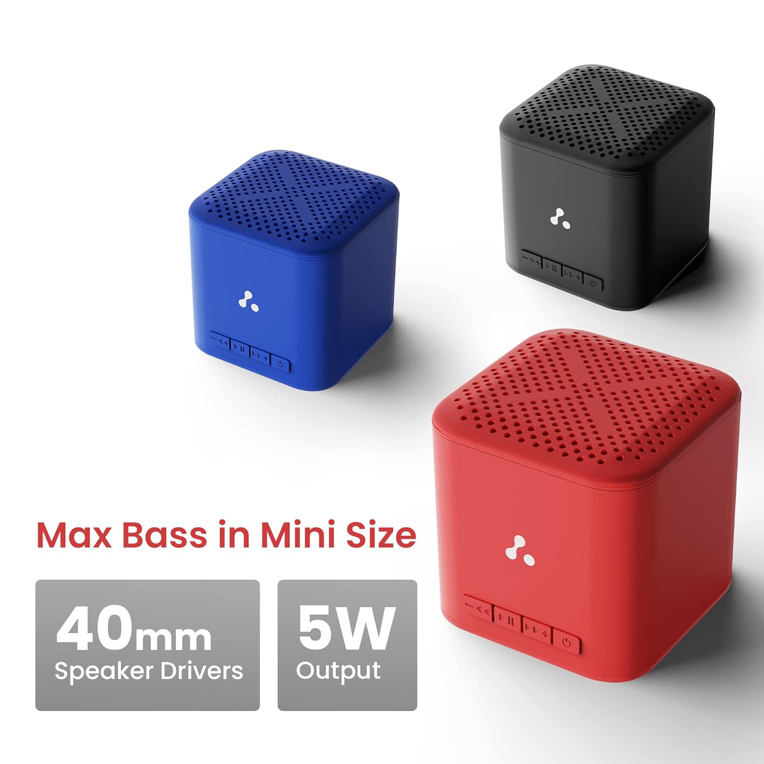 Ambrane Evoke Cube⁺ Bluetooth Speaker