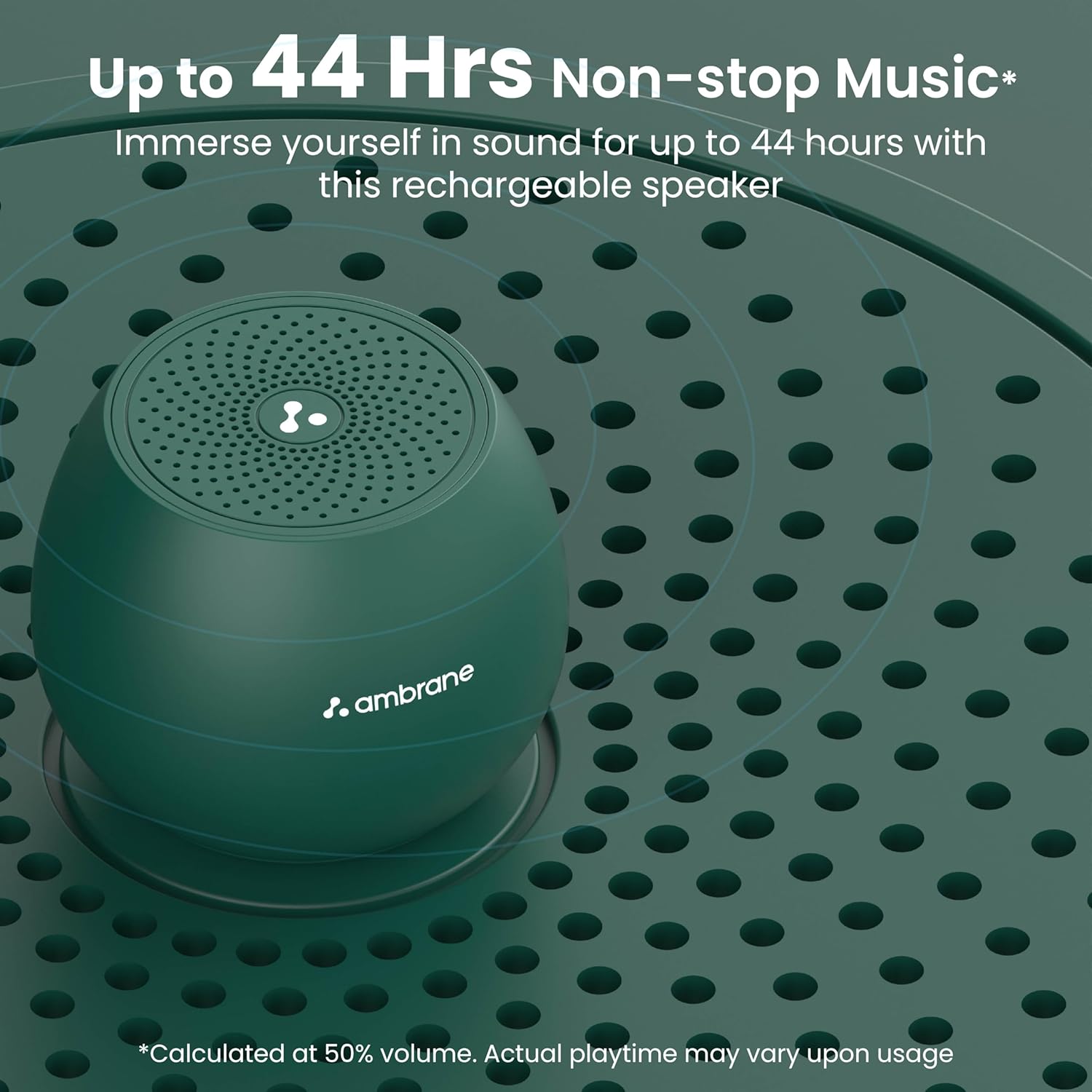 Ambrane MiniPod – Compact Wireless Bluetooth Speaker - 1345