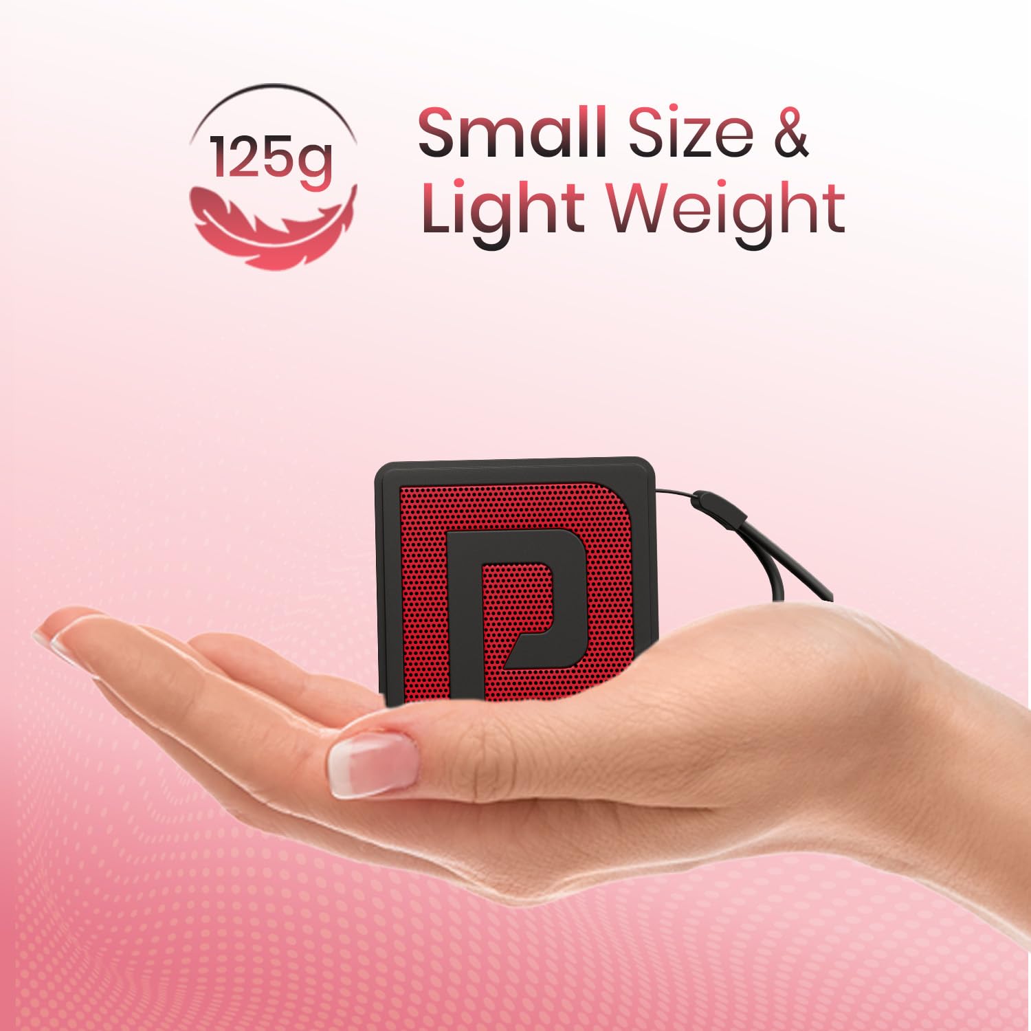 Portronics Nugget – HD Sound Mini Portable Bluetooth Speaker - 1351