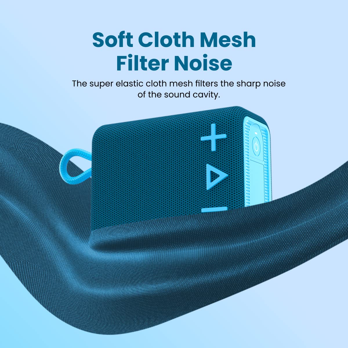 Portronics Breeze 4 – Pocket-Size Wireless Bluetooth Speaker - 1363