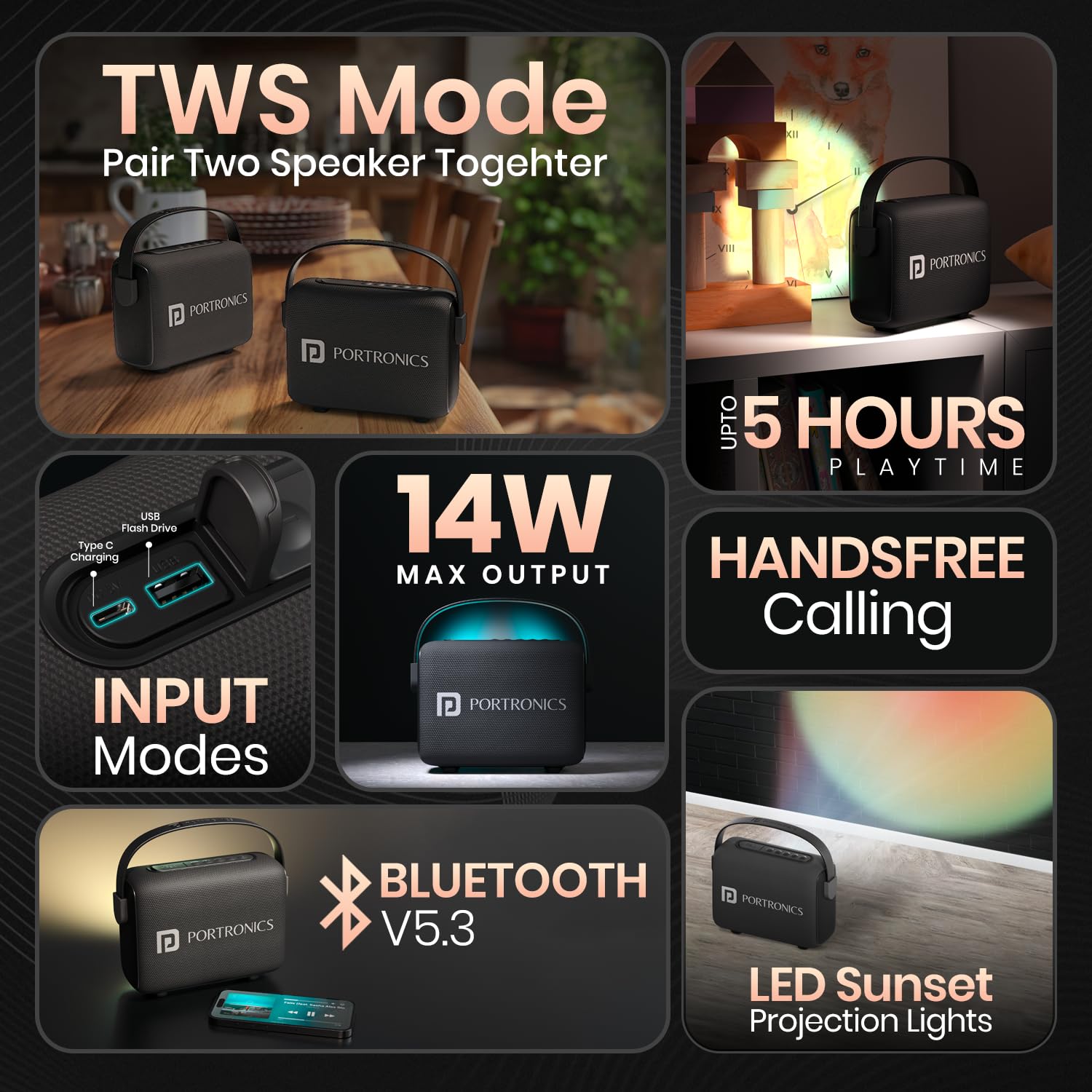 Portronics Resonate - 1387