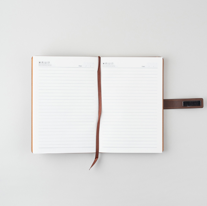 LEATHERIDE COLORBIND NOTEBOOK - 175