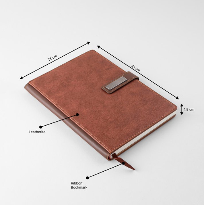 LEATHERIDE COLORBIND NOTEBOOK - 176