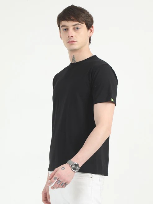 Organic EcoBlend Crew Neck Tee – Sustainable | Timeless Solid - 242