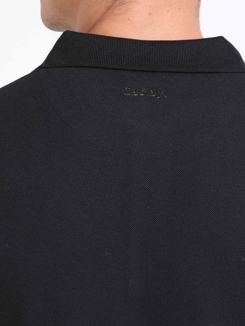 Sustainable Polo T-Shirt – Black | EcoSmart Collection - 255