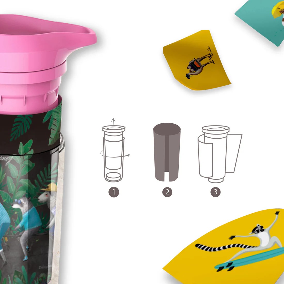 SEAGULL – CUSTOM WALLPAPER SUCTION BOTTLE - 416