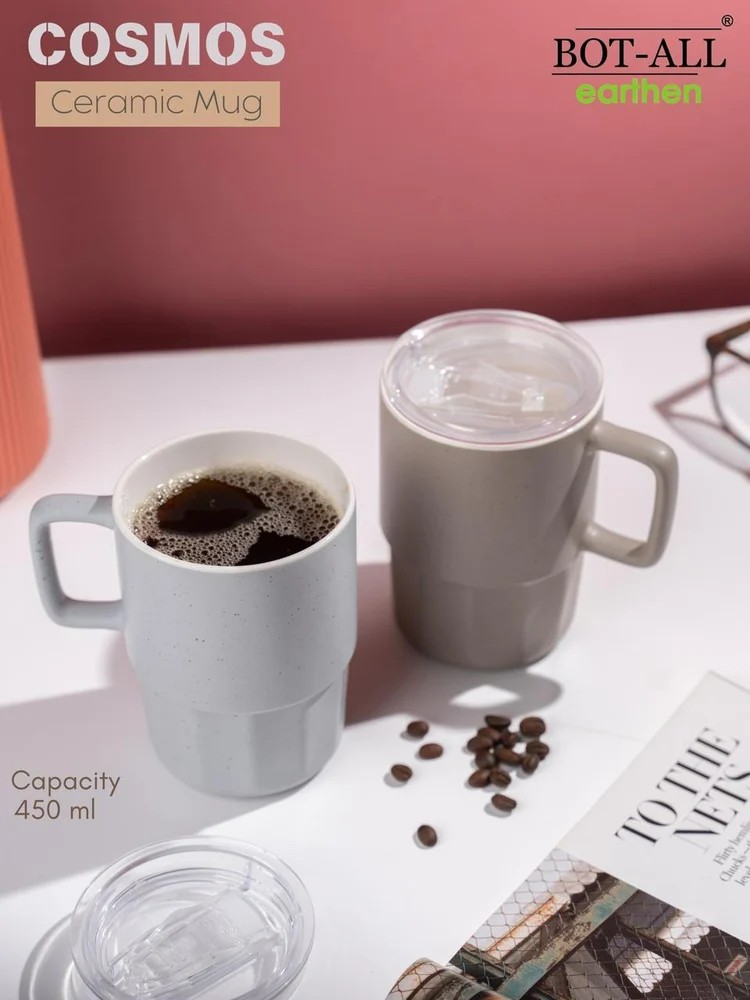 BOT‑ALL EARTHEN COSMOS – ECO‑FRIENDLY CERAMIC MUG