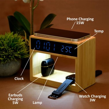 CYRUSS 6-IN-1 – Wireless Charging Dock - 586