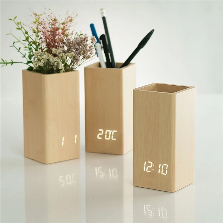 LED Stainery Holder – Eco-Friendly MDF Organizer