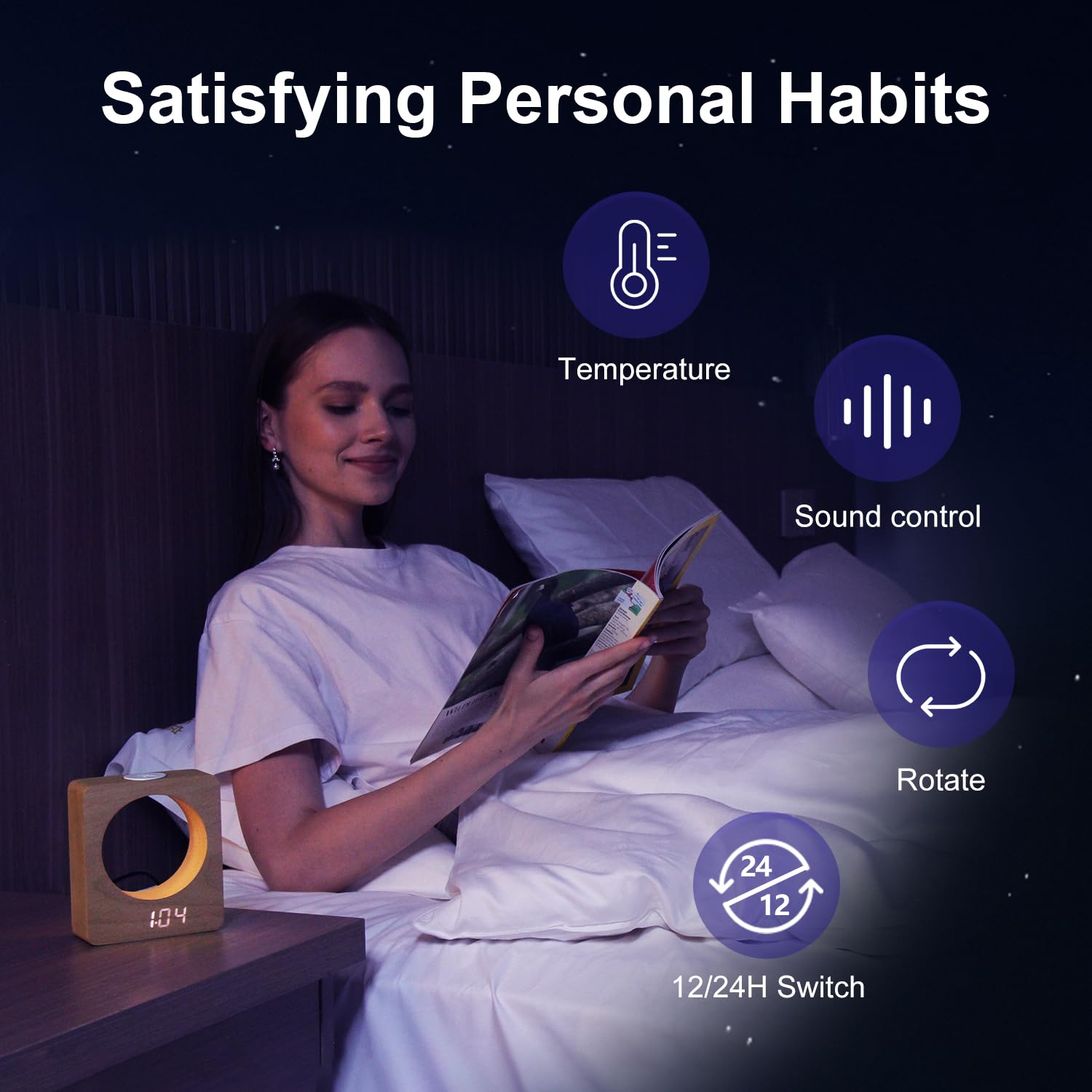 Digi Plant Cum Alarm Clock - 769