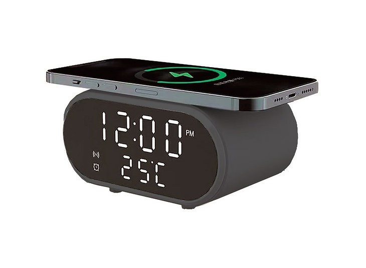 WIRELESS CHARGER & ALARM CLOCK - 801