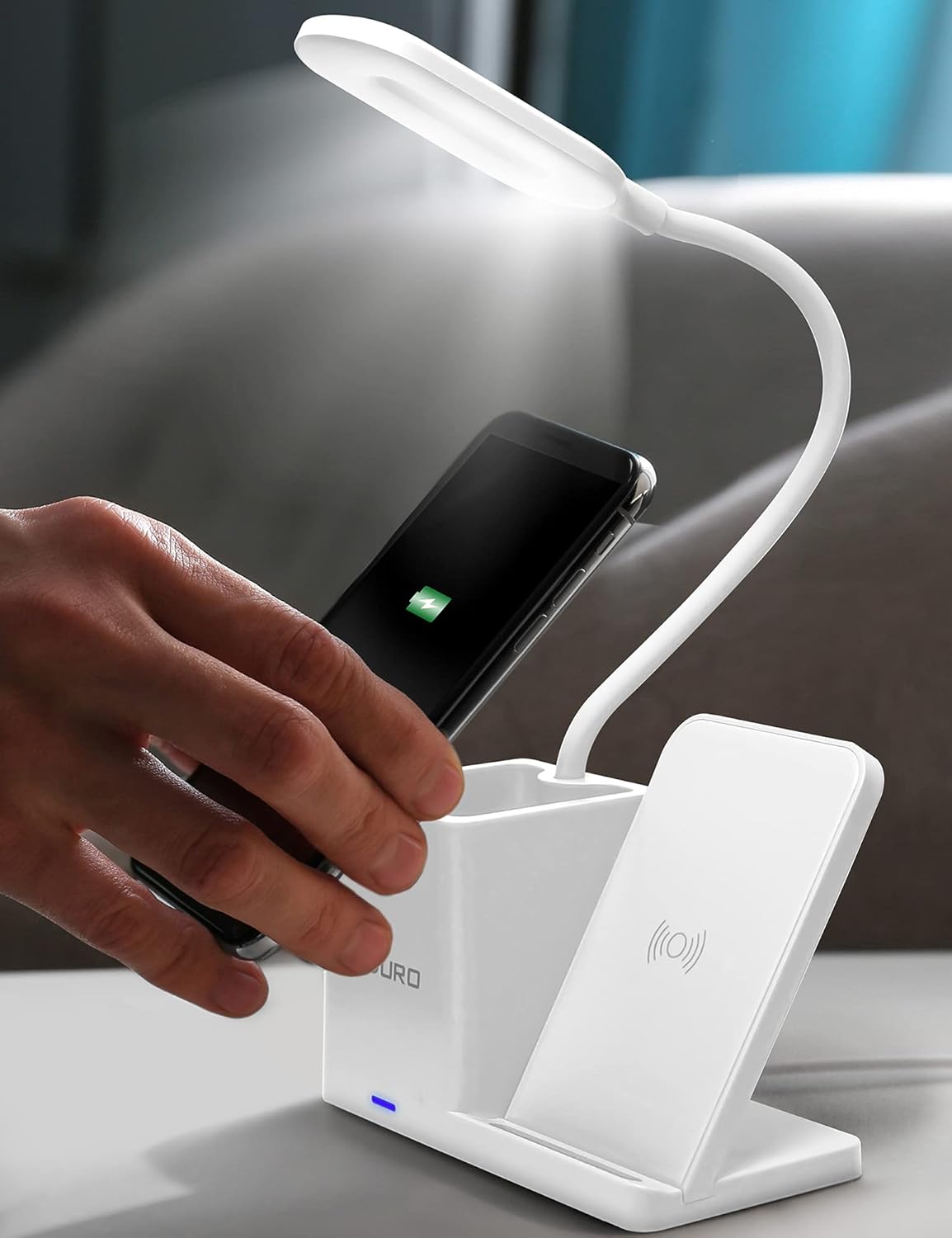 Desk Lamp Cum Wireless Charger - 803