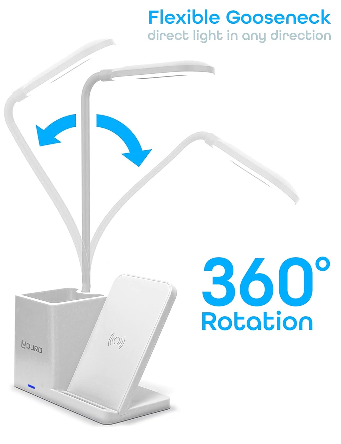 Desk Lamp Cum Wireless Charger - 805
