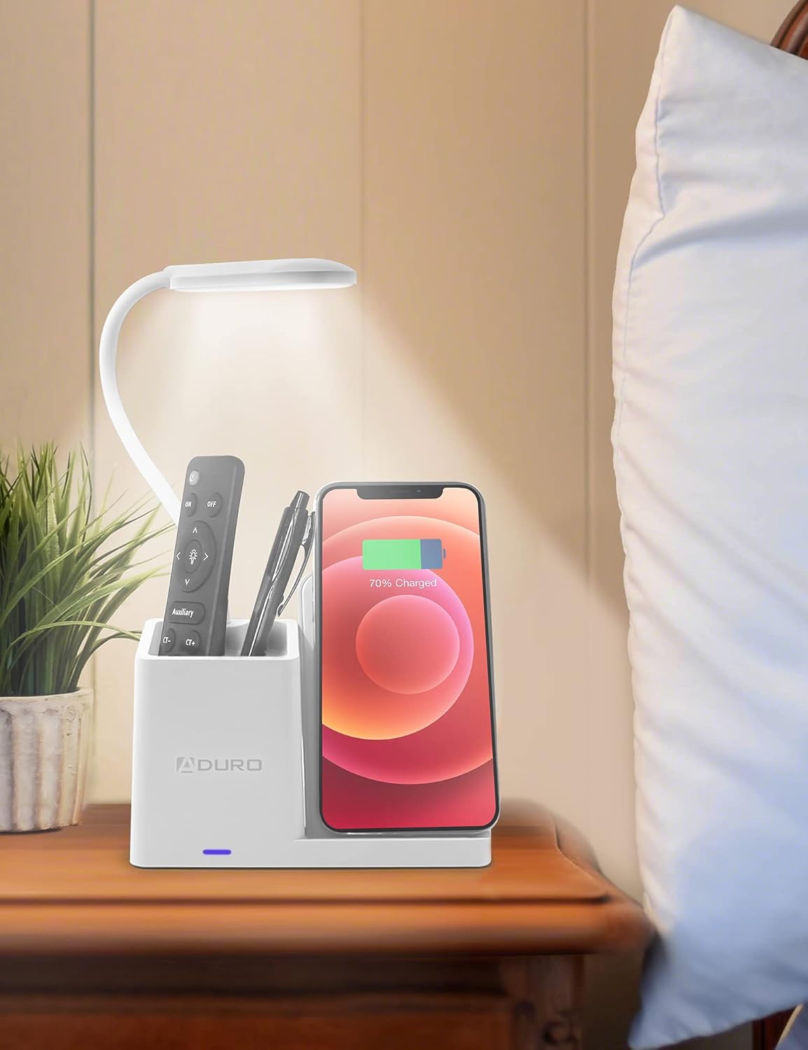 Desk Lamp Cum Wireless Charger - 808