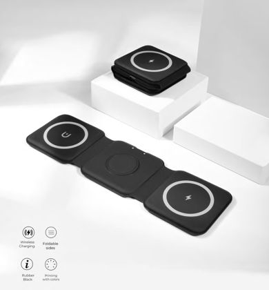 3-in-1 Magnetic Wireless Charger - 831