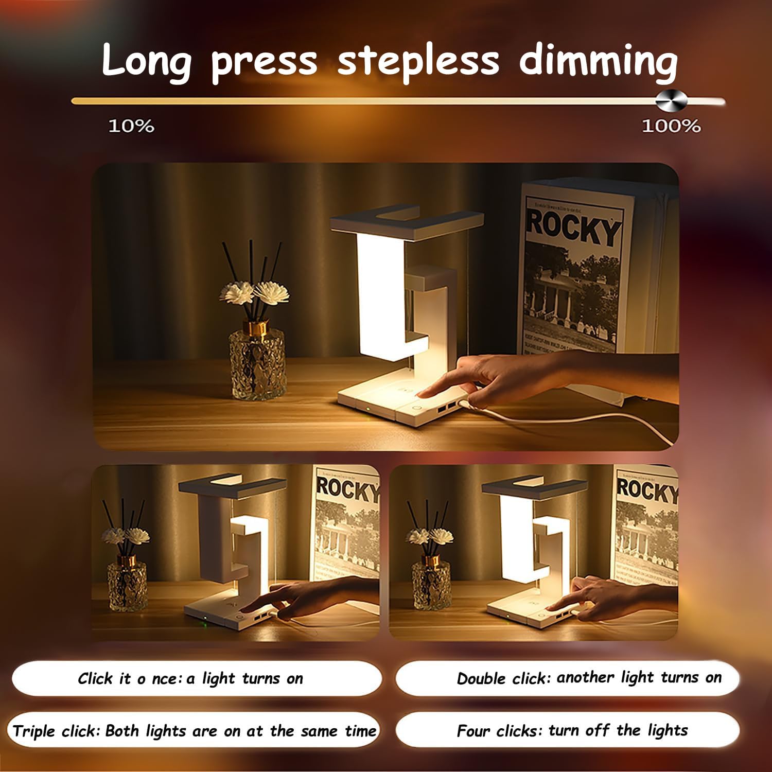 Levitating Mechanics LED Desk Lamp - 836