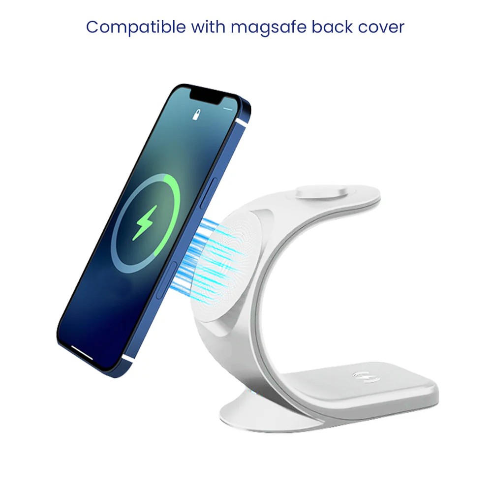 STUFFCOOL - 360 Magnetic 3-in-1 Wireless Charging Station - 849