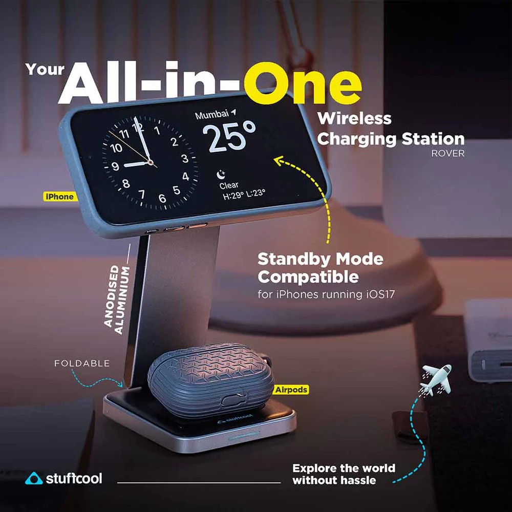STUFFCOOL - Rover 3-in-1 Foldable Charging Station